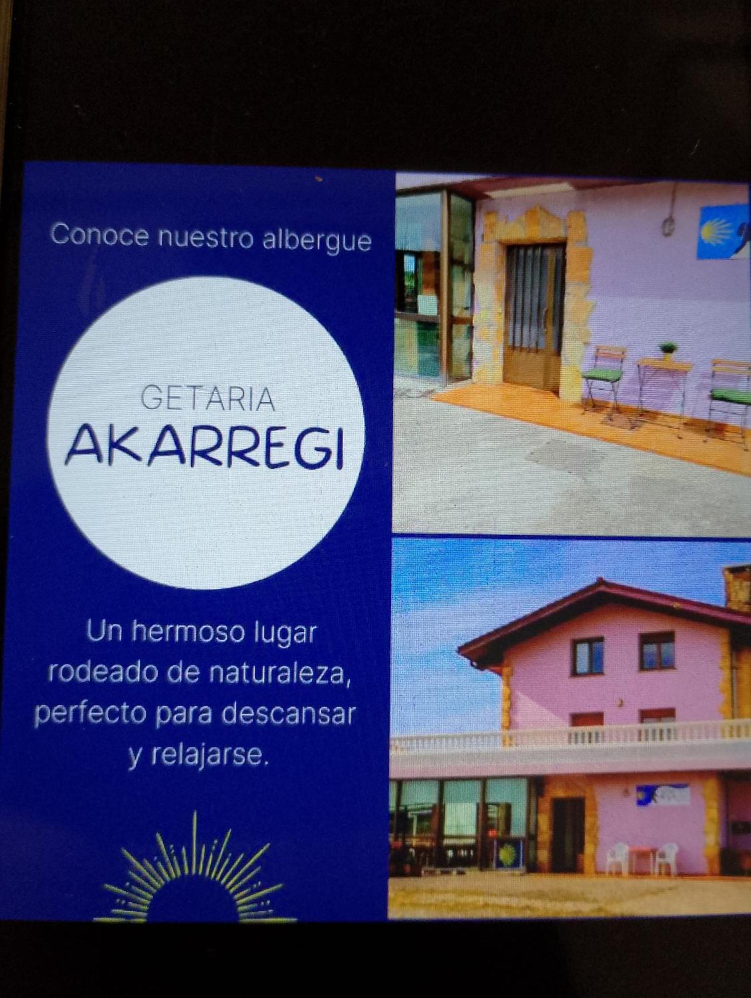 Akarregi-Kanpaia Albergue De Peregrinos Getaria Buitenkant foto